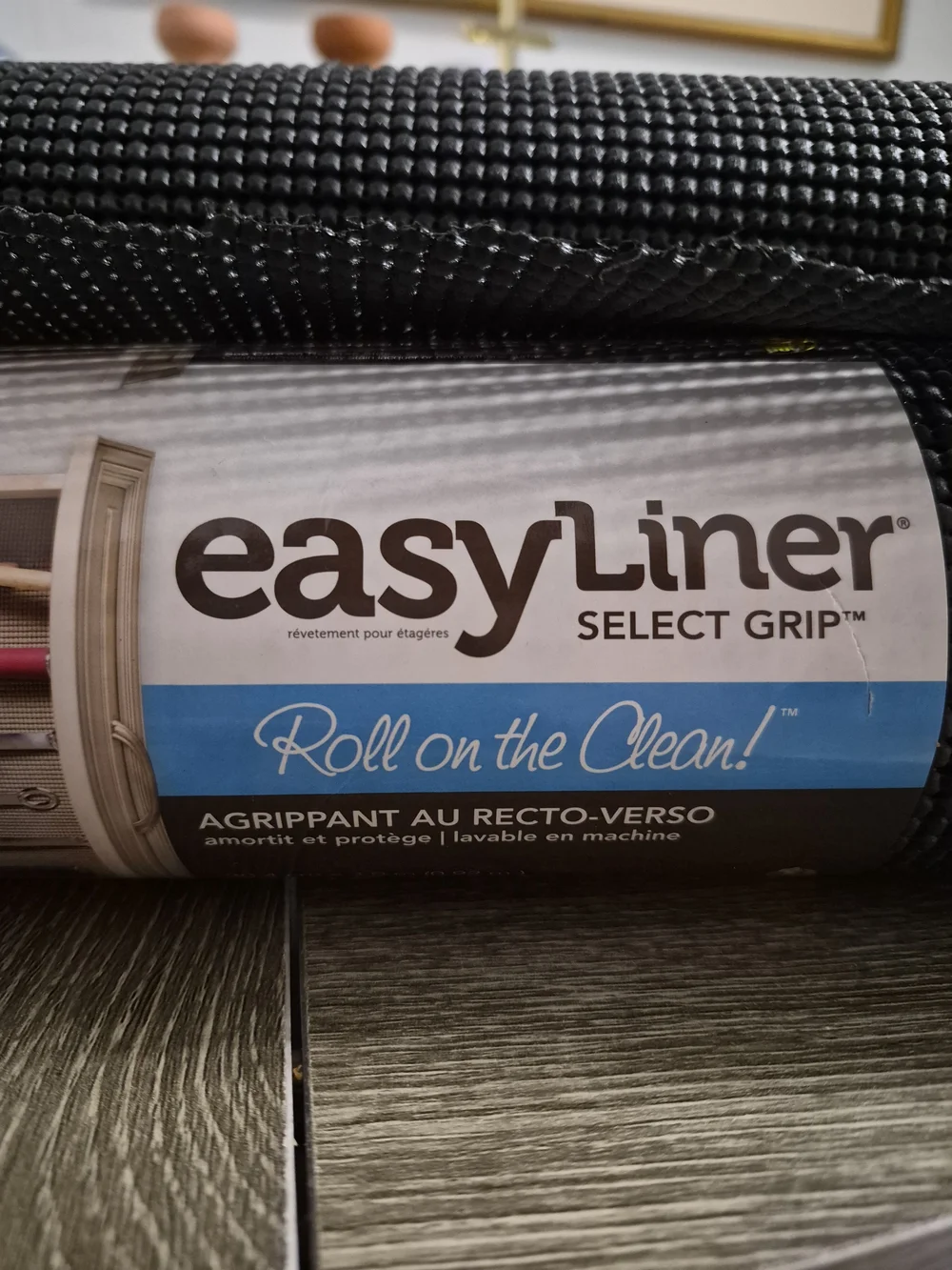 Select Grip Non-Slip Shelf Liner - Black
